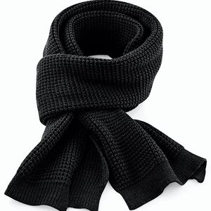 Classic Waffle Knit Scarf