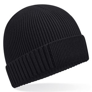 Organic Cotton Engineered Patch Beanie