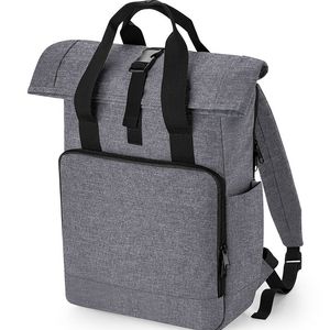Recycled Twin Handle Roll-Top Laptop Backpack, miniatyr 2