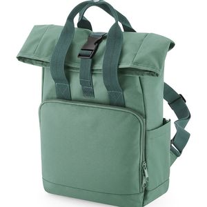Recycled Mini Twin Handle Roll-Top Backpack, miniatyr 5
