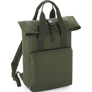 Recycled Twin Handle Roll-Top Backpack, miniatyr 8