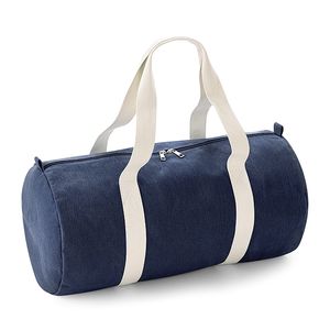 Denim Barrel Bag