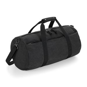 Vintage Canvas Barrel Bag