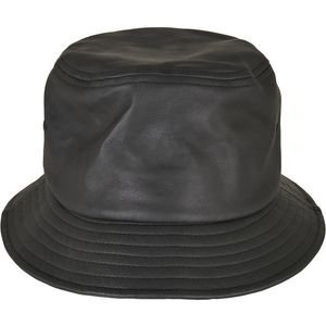 Imitation Leather Bucket Hat