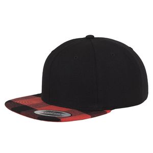 Checked Flanell Peak Snapback, miniatyr 1