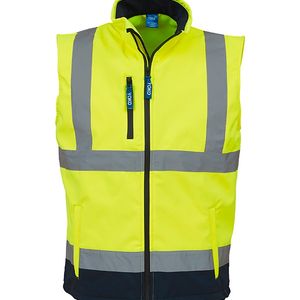 Hi vis softshell gilet (HV006), miniatyr 2