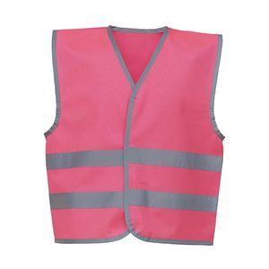 Hi vis reflective border kids waistcoat (HVW102CH), miniatyr 1