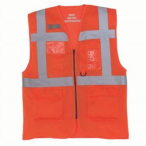 Hi vis top cool open mesh executive waistcoat, miniatyr 2