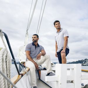 Virtue Polo Stripes Men, miniatyr 1