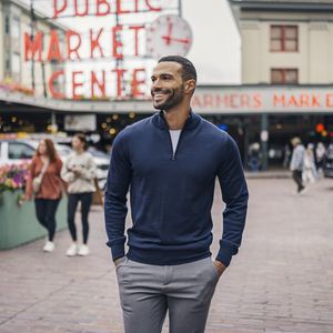 Everett Half Zip Sweater, miniatyr 3