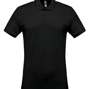 Men's Short-Sleeved Piqué Polo Shirt, miniatyr 3