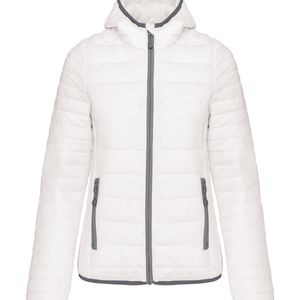 Ladies' Lightweight Hooded Padded Jacket, miniatyr 8