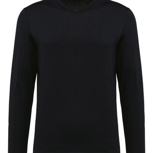 Men's V-Neck Long-Sleeved Supima® T-shirt, miniatyr 1