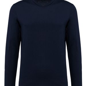 Men's V-Neck Long-Sleeved Supima® T-shirt, miniatyr 2