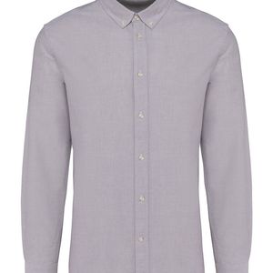 Men Oxford Long-Sleeved Shirt, miniatyr 5