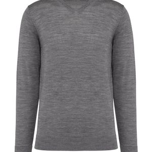Men's V-Neck Merino Jumper, miniatyr 3