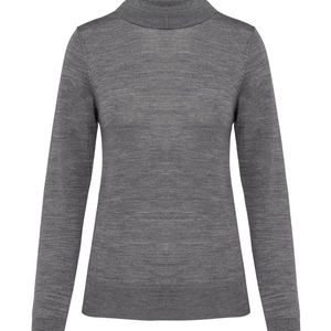 Ladies' Roll-Neck Merino Jumper, miniatyr 3