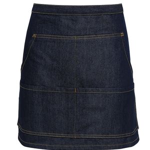 Jeans stitch denim waist apron, miniatyr 2