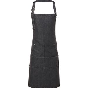 Jeans stitch bib apron, miniatyr 1