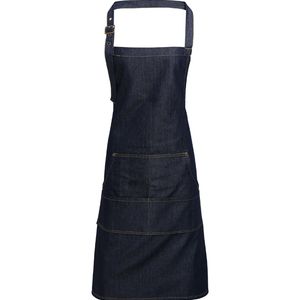 Jeans stitch bib apron, miniatyr 2
