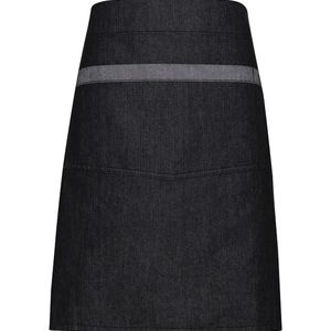 Domain contrast denim waist apron, miniatyr 1