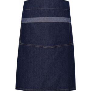 Domain contrast denim waist apron, miniatyr 2