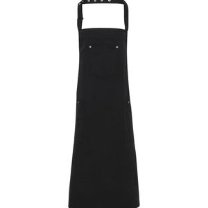 Chino cotton bib apron, miniatyr 1