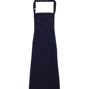 Chino cotton bib apron, miniatyr 3