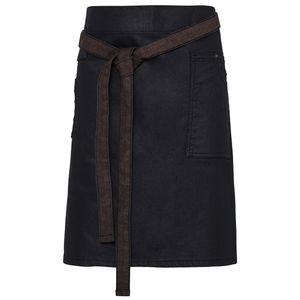 Division waxed-look denim waist apron, miniatyr 3