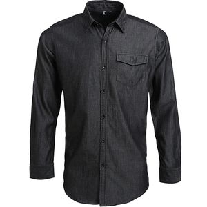 Jeans stitch denim shirt, miniatyr 1