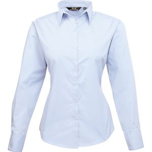 Women's poplin long sleeve blouse, miniatyr 7