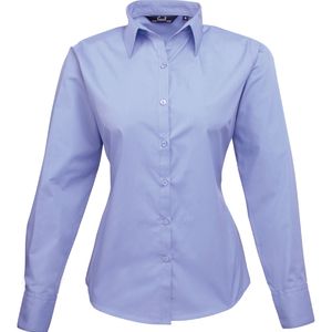 Women's poplin long sleeve blouse, miniatyr 8