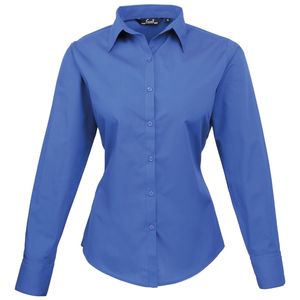 Women's poplin long sleeve blouse, miniatyr 13