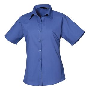 Women's short sleeve poplin blouse, miniatyr 13