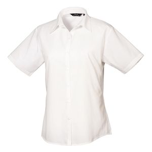 Women's short sleeve poplin blouse, miniatyr 17