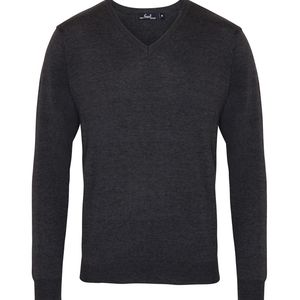 V-neck knitted sweater, miniatyr 2