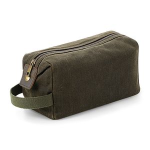 Heritage Waxed Canvas Wash Bag, miniatyr 2