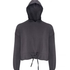 Womens Cropped Oversize Hoodie, miniatyr 2