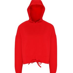 Womens Cropped Oversize Hoodie, miniatyr 3