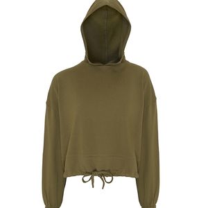 Womens Cropped Oversize Hoodie, miniatyr 5