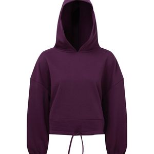 Womens Cropped Oversize Hoodie, miniatyr 10
