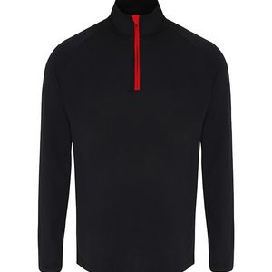 Mens TriDri® long Sleeve Performance 1/4 Zip, miniatyr 1