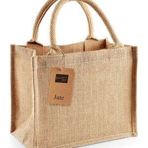 Jute Mini Gift Bag, miniatyr 3