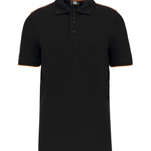 Men's Short-Sleeved Contrasting Day To Day Polo, miniatyr 2