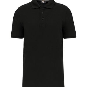 Men's Short-Sleeved Contrasting Day To Day Polo, miniatyr 4