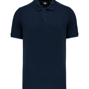 Men's Short-Sleeved Contrasting Day To Day Polo, miniatyr 8