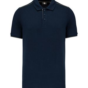Men's Short-Sleeved Contrasting Day To Day Polo, miniatyr 9