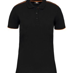 Ladies' Short-Sleeved Contrasting Day To Day Polo, miniatyr 2