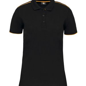 Ladies' Short-Sleeved Contrasting Day To Day Polo, miniatyr 5