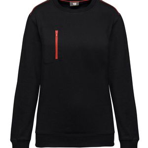 Unisex Day To Day Contrasting Zip Pocket Sweat, miniatyr 3